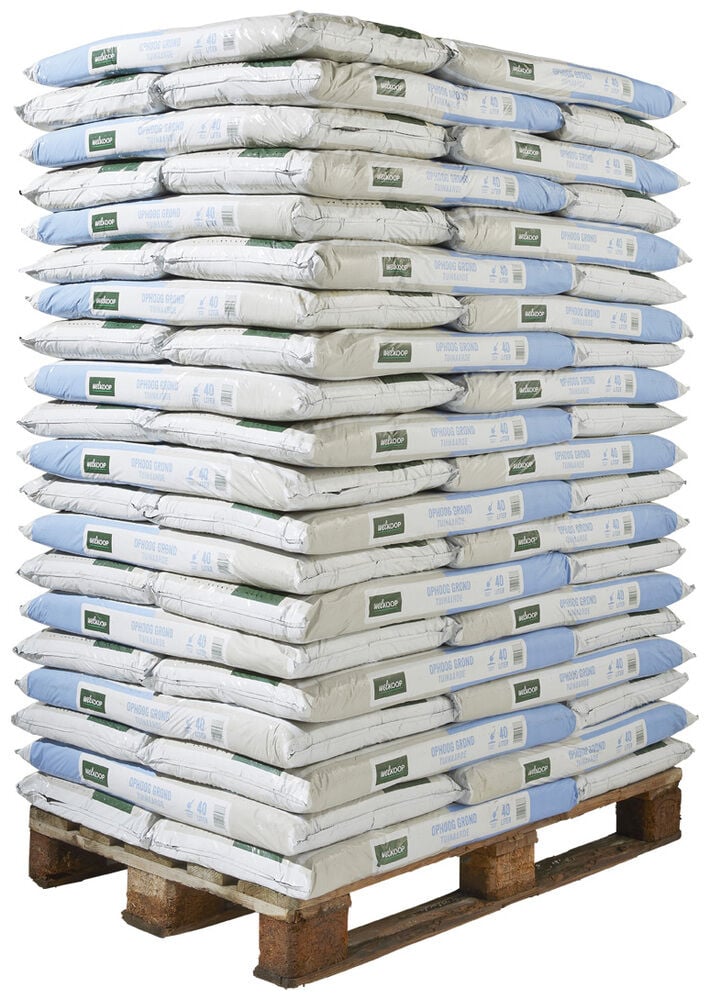 Welkoop Ophooggrond - Tuinaarde 40L Pallet Welkoop Ophooggrond - Tuinaarde 40L Pallet