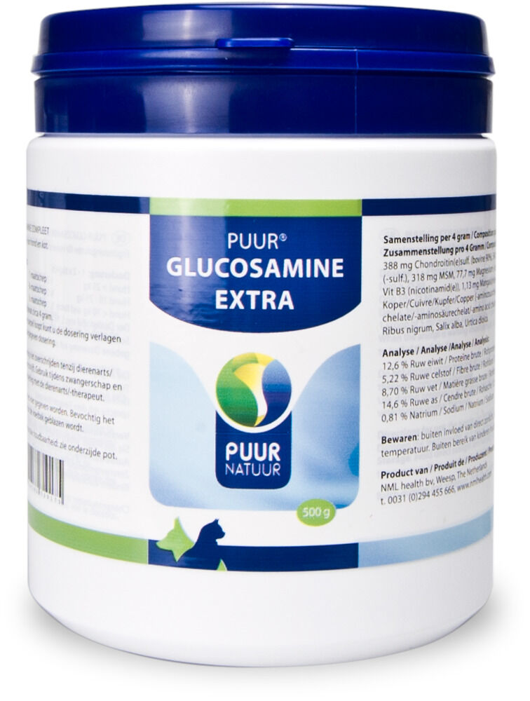 Puur Glucosamine Extra - Soepele gewrichten - 1.00 cm - 500.00 - 1.00 cm - 1.00 cm