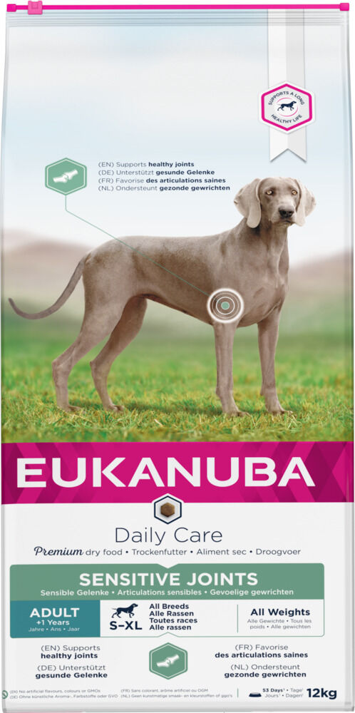 Eukanuba Daily Care Sensitive Joints Adult - Hondenvoer - 12 - kip Eukanuba Daily Care Sensitive Joints Adult - Hondenvoer - 12 - kip
