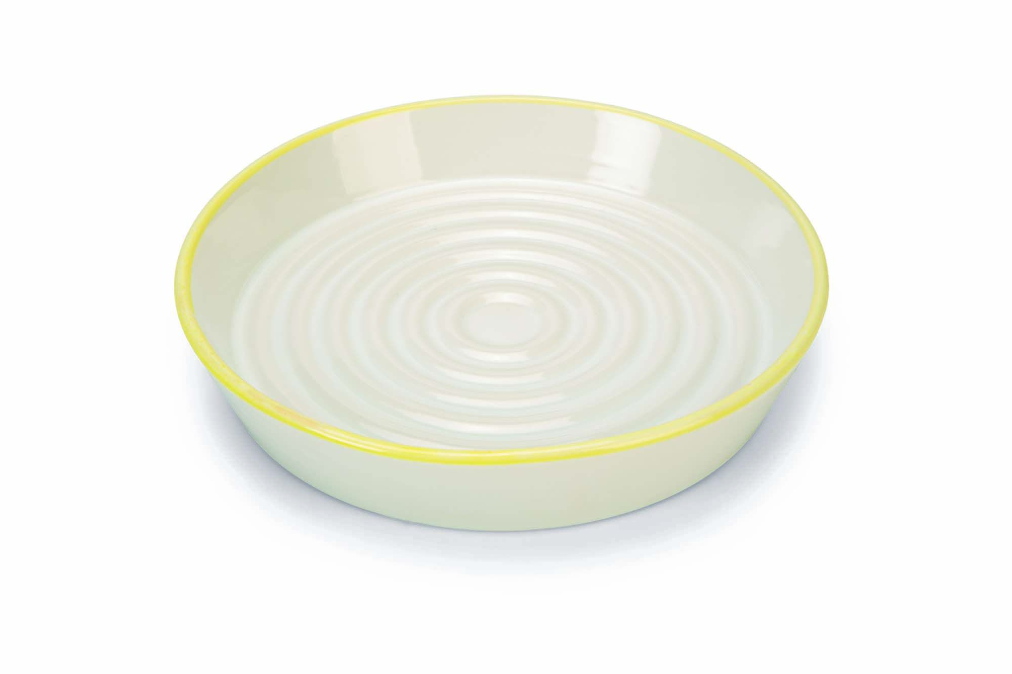 Beeztees Zina Kitten - Voer en drinkbak - 0.40 l - 1.00 cm - Wit/Geel - 17.50 cm - 1.00 cm Beeztees Zina Kitten - Voer en drinkbak - 0.40 l - 1.00 cm - Wit/Geel - 17.50 cm - 1.00 cm