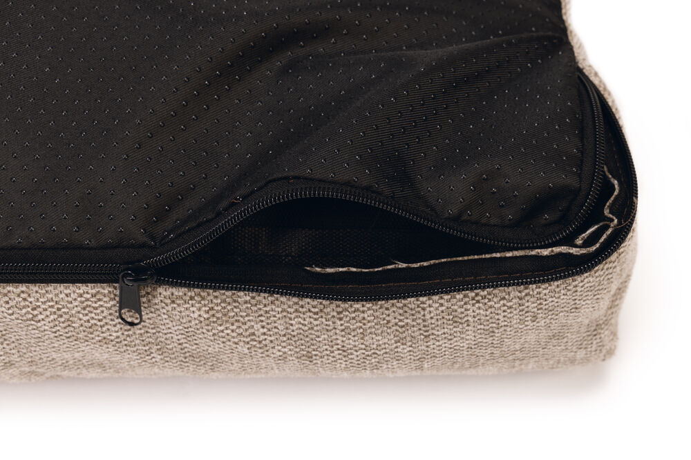 Beeztees Zia - Orthopedisch hondenkussen - grijs - 23x80x100 cm - L