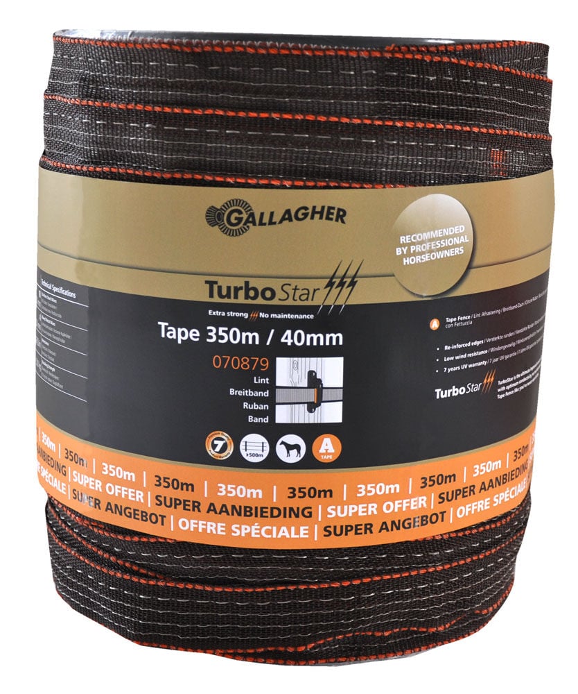Gallagher TurboStar 40mm - Schriklint - 31.5 cm - 350 - Terra - 27 cm - 35000 cm Gallagher TurboStar 40mm - Schriklint - 31.5 cm - 350 - Terra - 27 cm - 35000 cm