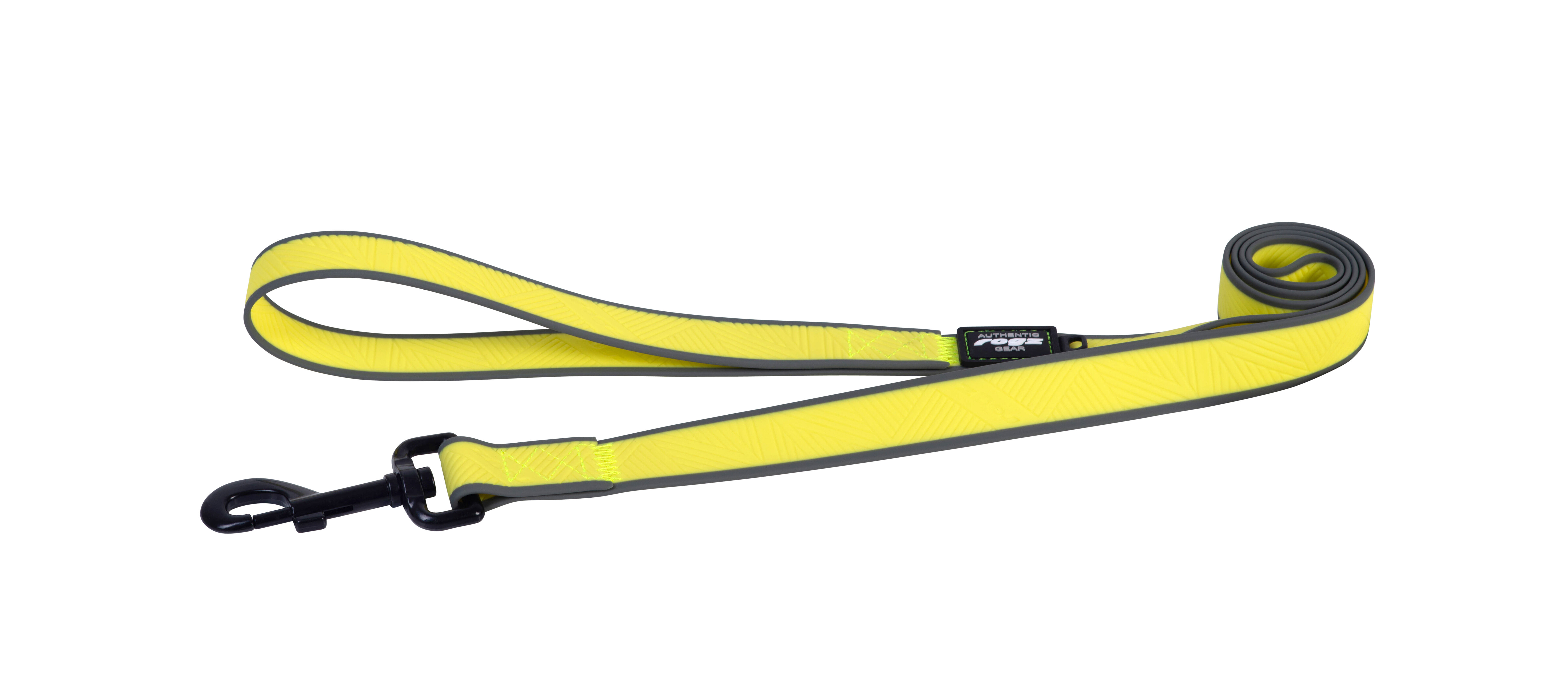 Rogz Beltz Amphibian - Hondenriem - 23.50 cm - Geel - 4.50 cm - XL - 2.00 cm