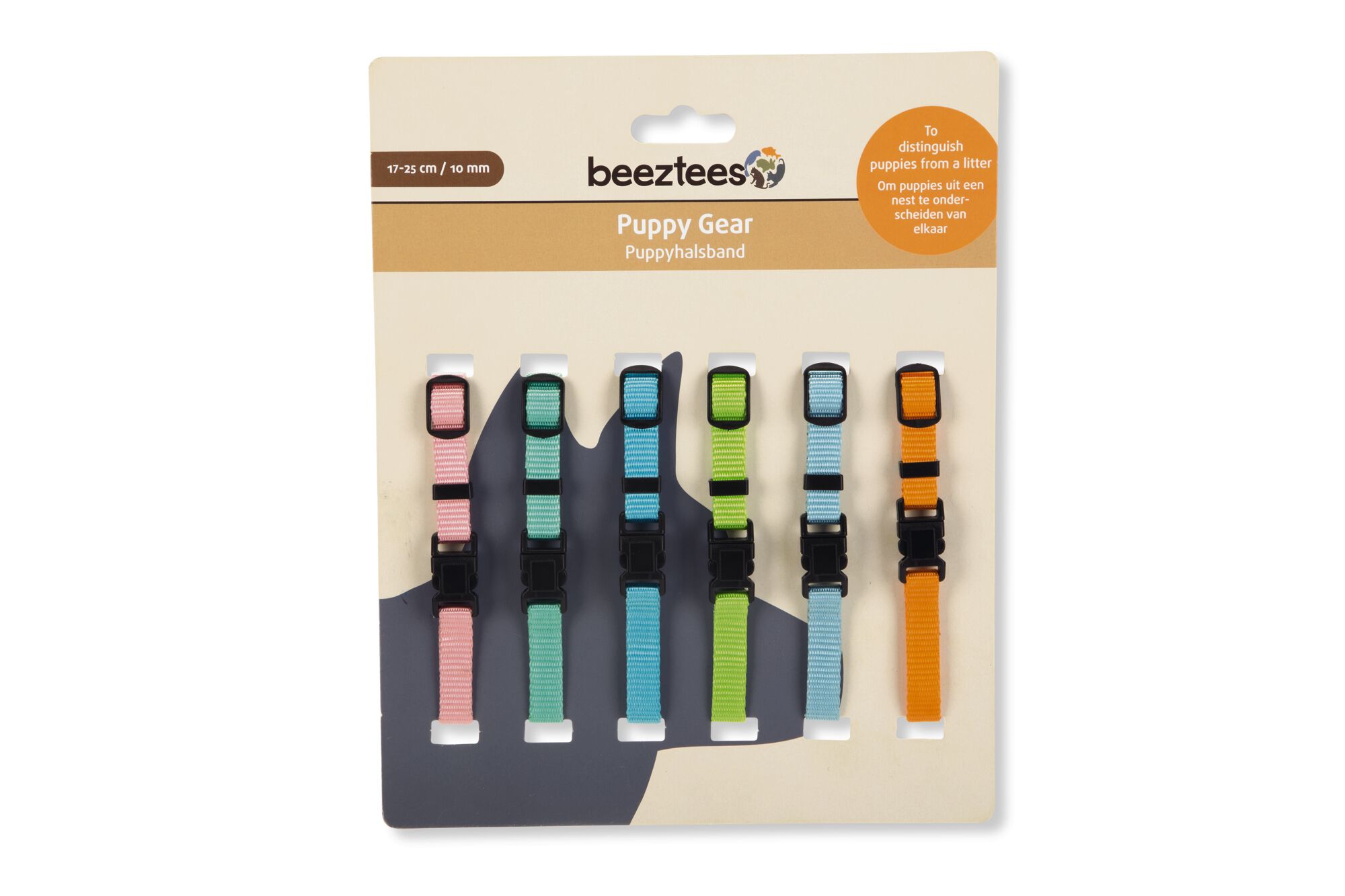 BEEZTEES - Halsband Pup - 6 stuks