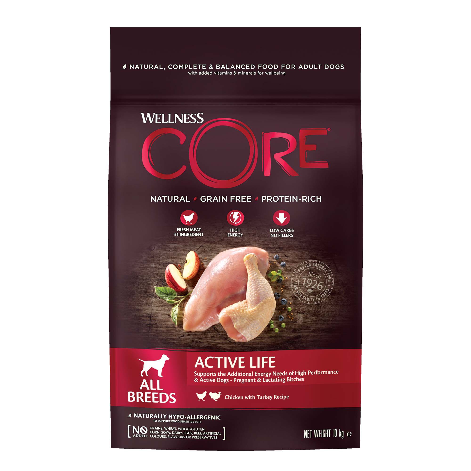 Wellness CORE Adult Active Life - Hondenvoer Wellness CORE Adult Active Life - Hondenvoer