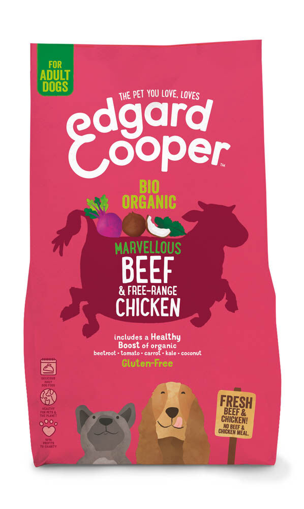 Edgard & Cooper Adult Biologisch - Hondenvoer - Rund - Kip - 2,5 kg Edgard & Cooper Adult Biologisch - Hondenvoer - Rund - Kip - 2,5 kg