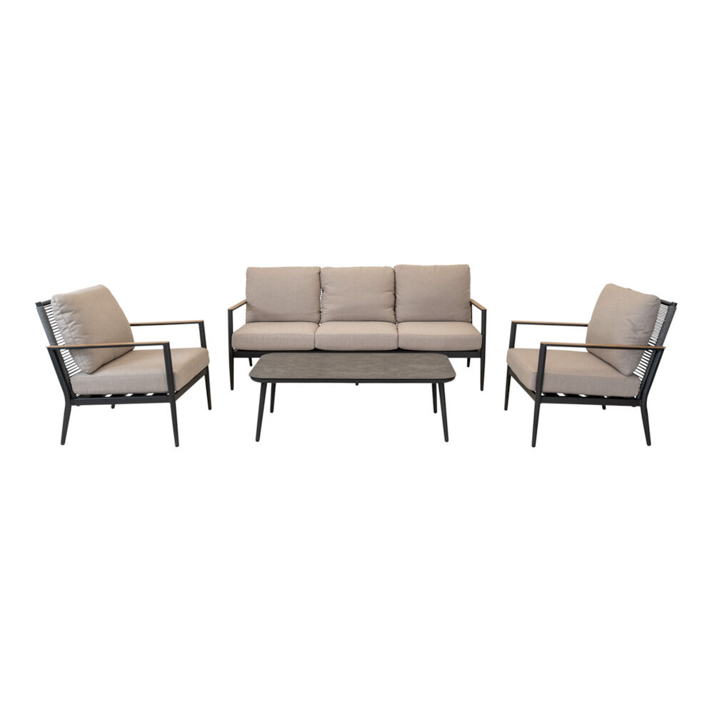 Lesli Living Feda - Loungeset - Grijs - 1x189x1 cm