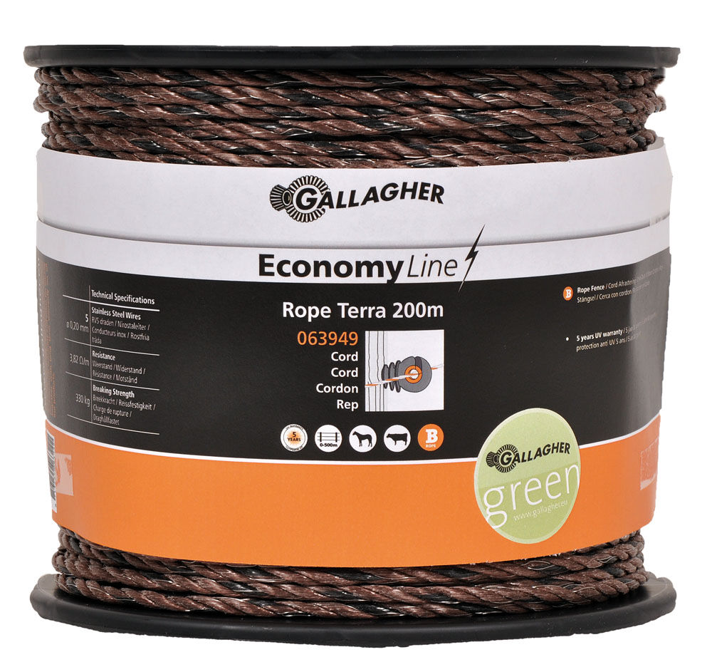 Gallagher EconomyLine  cord - 16.50 cm - 200.00 - 20.00 cm - 20000.00 cm - 20000.00 cm - 20.00 cm