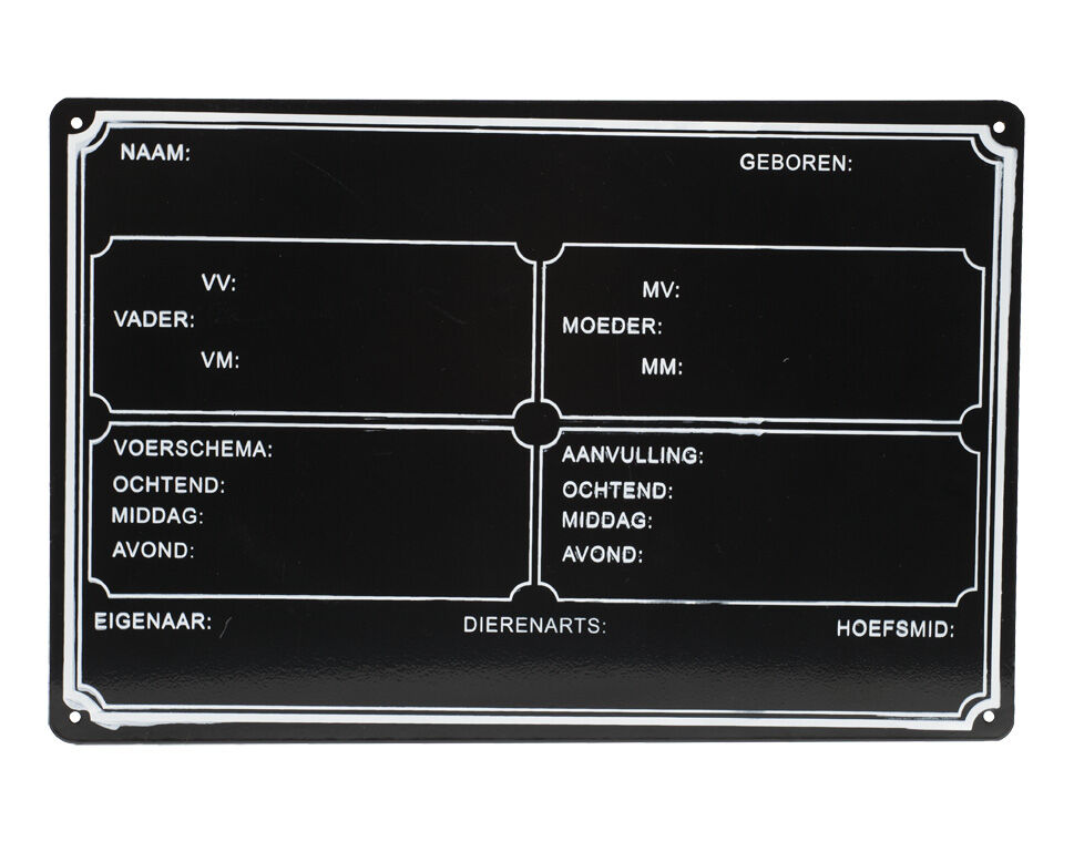 Waldhausen Stalbordje   - Stalaccessoires - Stalbenodigdheden Waldhausen Stalbordje   - Stalaccessoires - Stalbenodigdheden