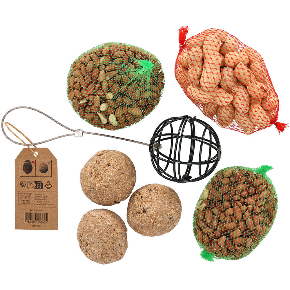 Welkoop - Voerpakket met houder - 7 stuks