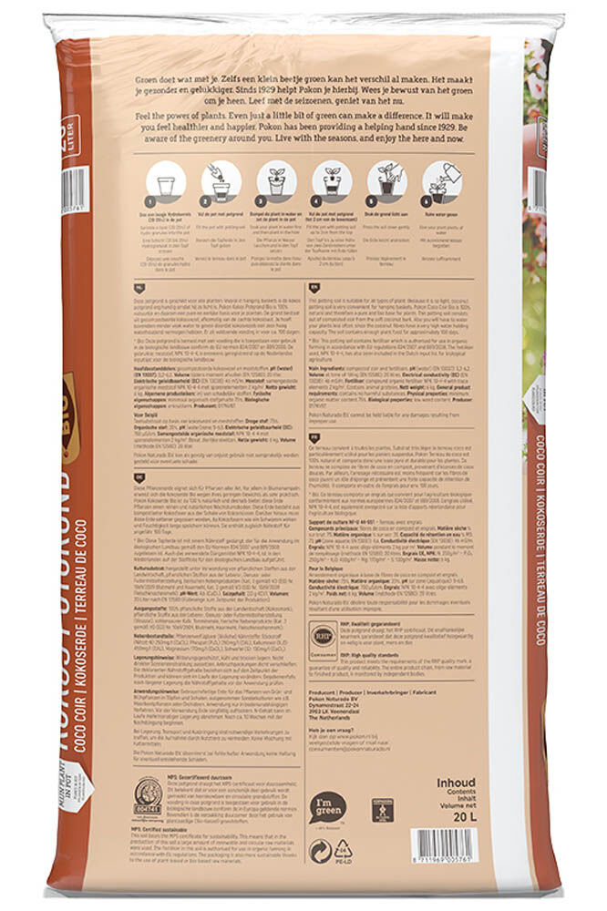 Pokon Bio - Kokos Potgrond - 20