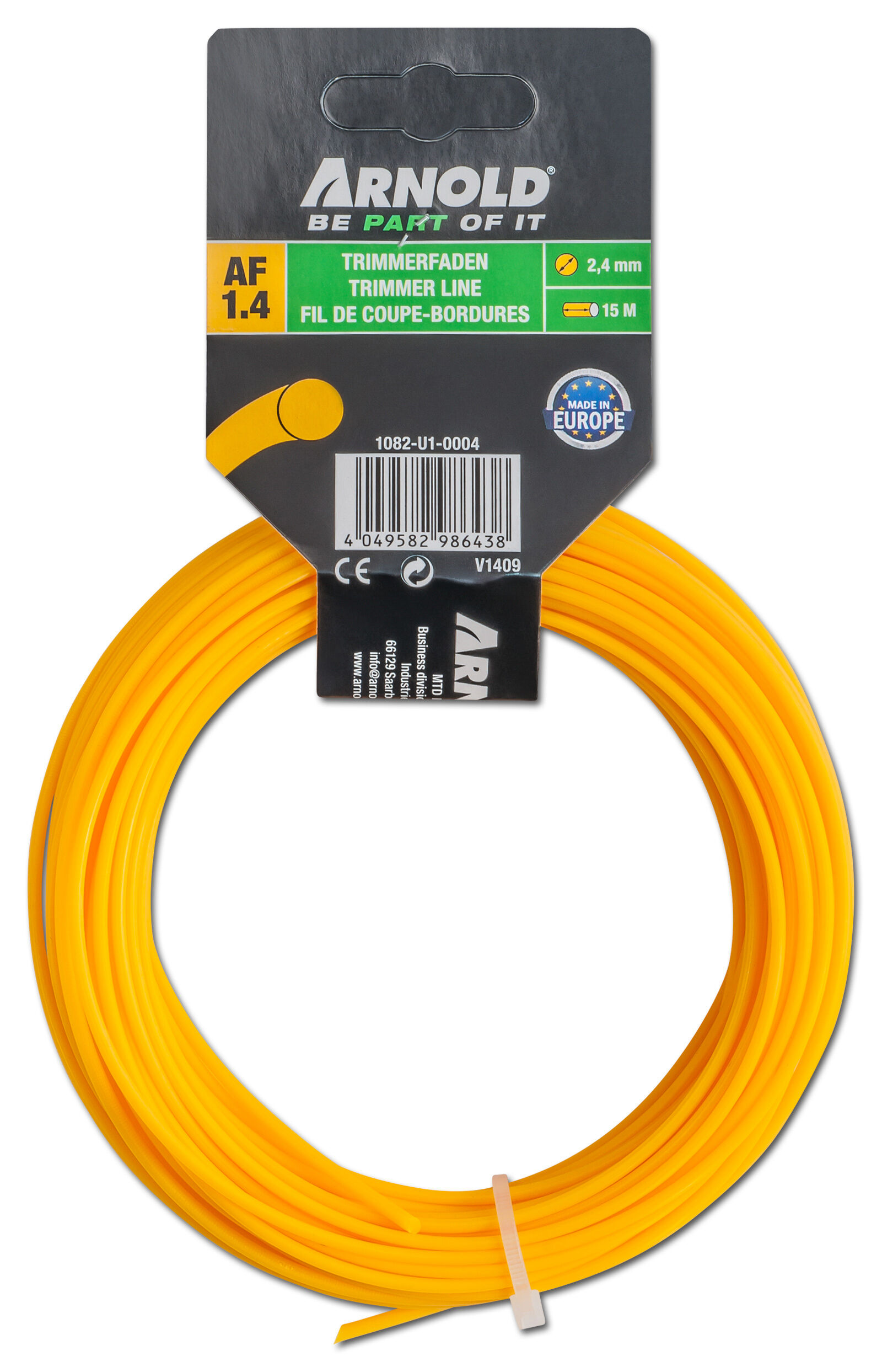 Arnold AF1.4 2.4mmx15m - Trimmerdraad
