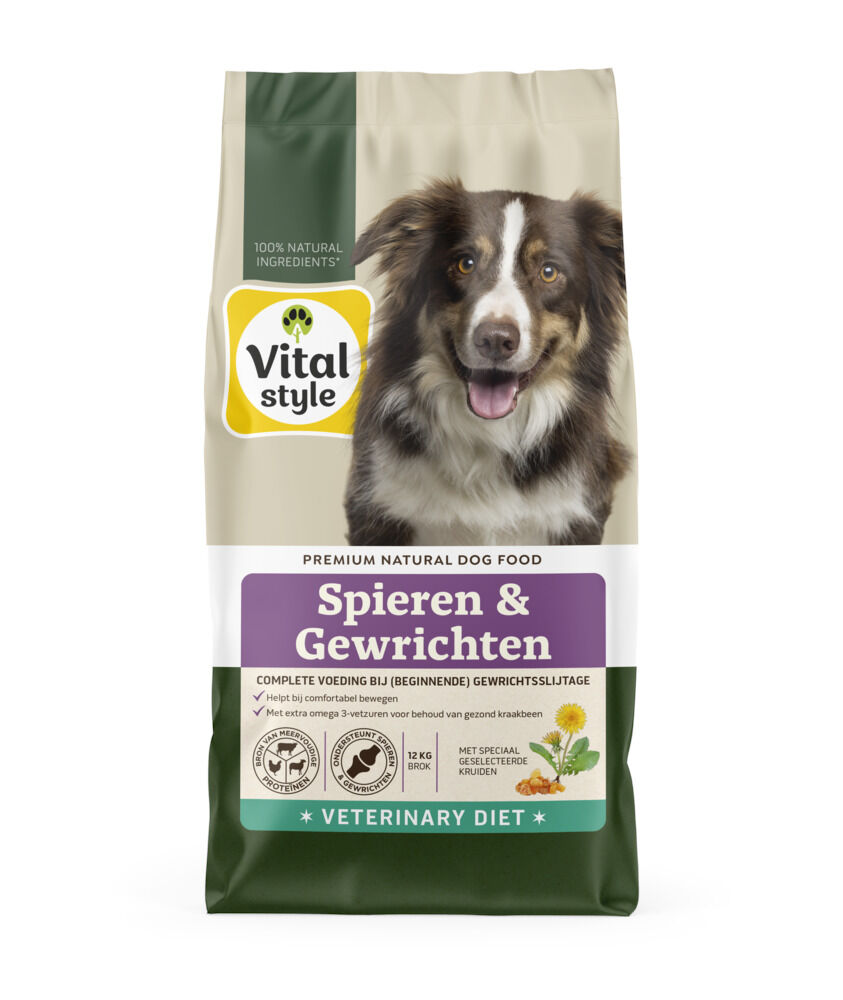 VITALstyle Spieren & Gewrichten - Hondenvoer - 12.00 - kip