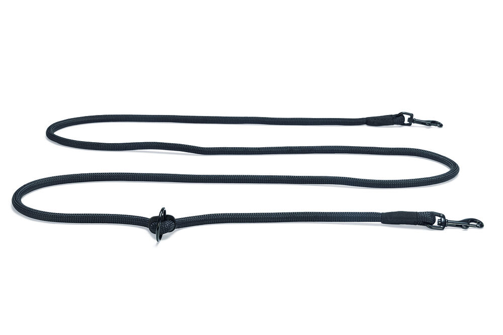 Beeztees Premium Parinca - Hondenriem - 25.00 cm - zwart - 12 mm - 12.00 cm - 280.00 cm - 280.00 cm
