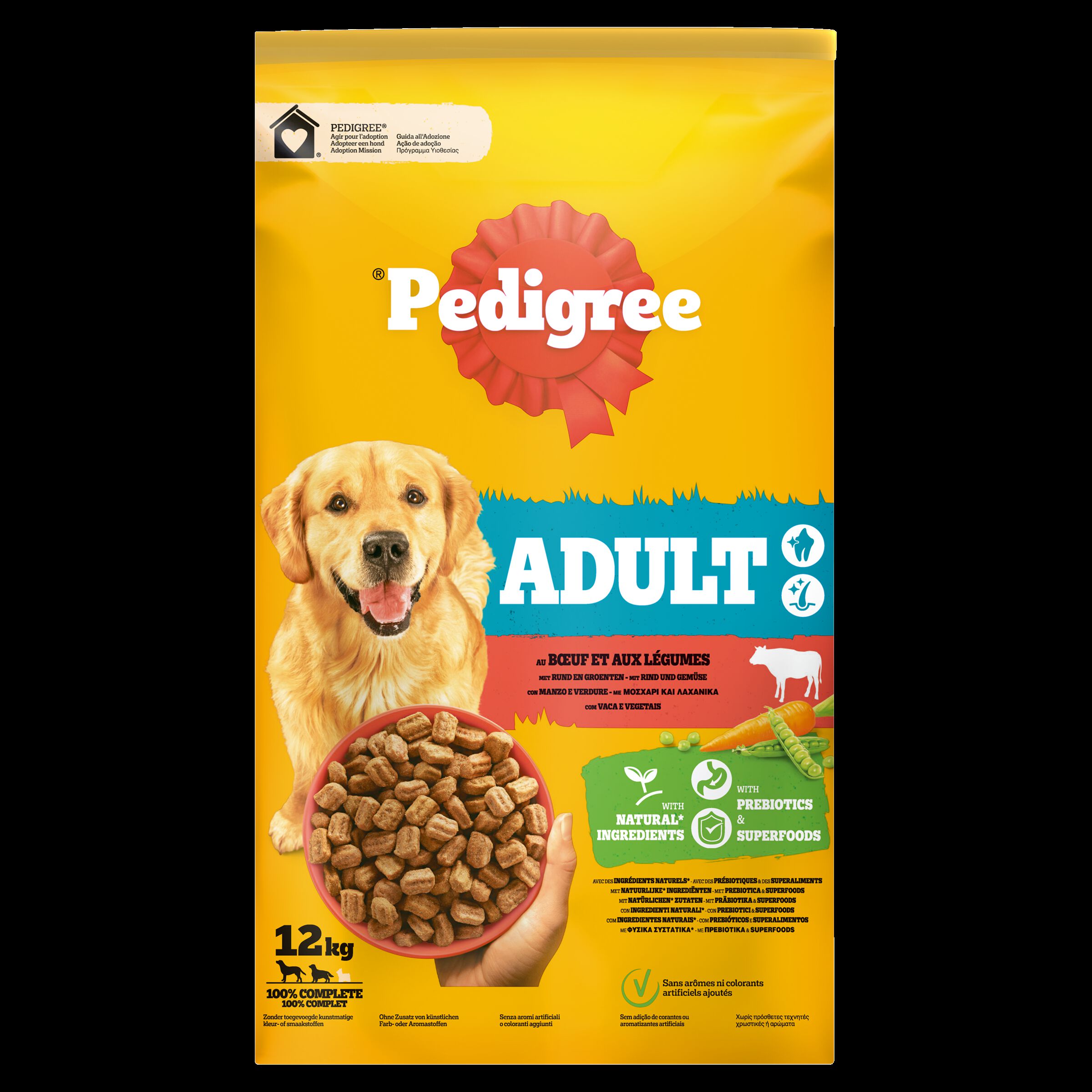 Pedigree Adult Krokante brokken - Hondenvoer Pedigree Adult Krokante brokken - Hondenvoer