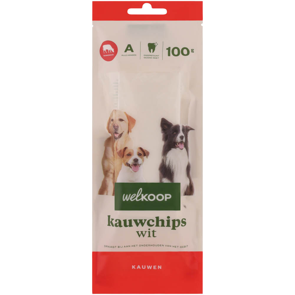 Welkoop - Kauwchips - Wit