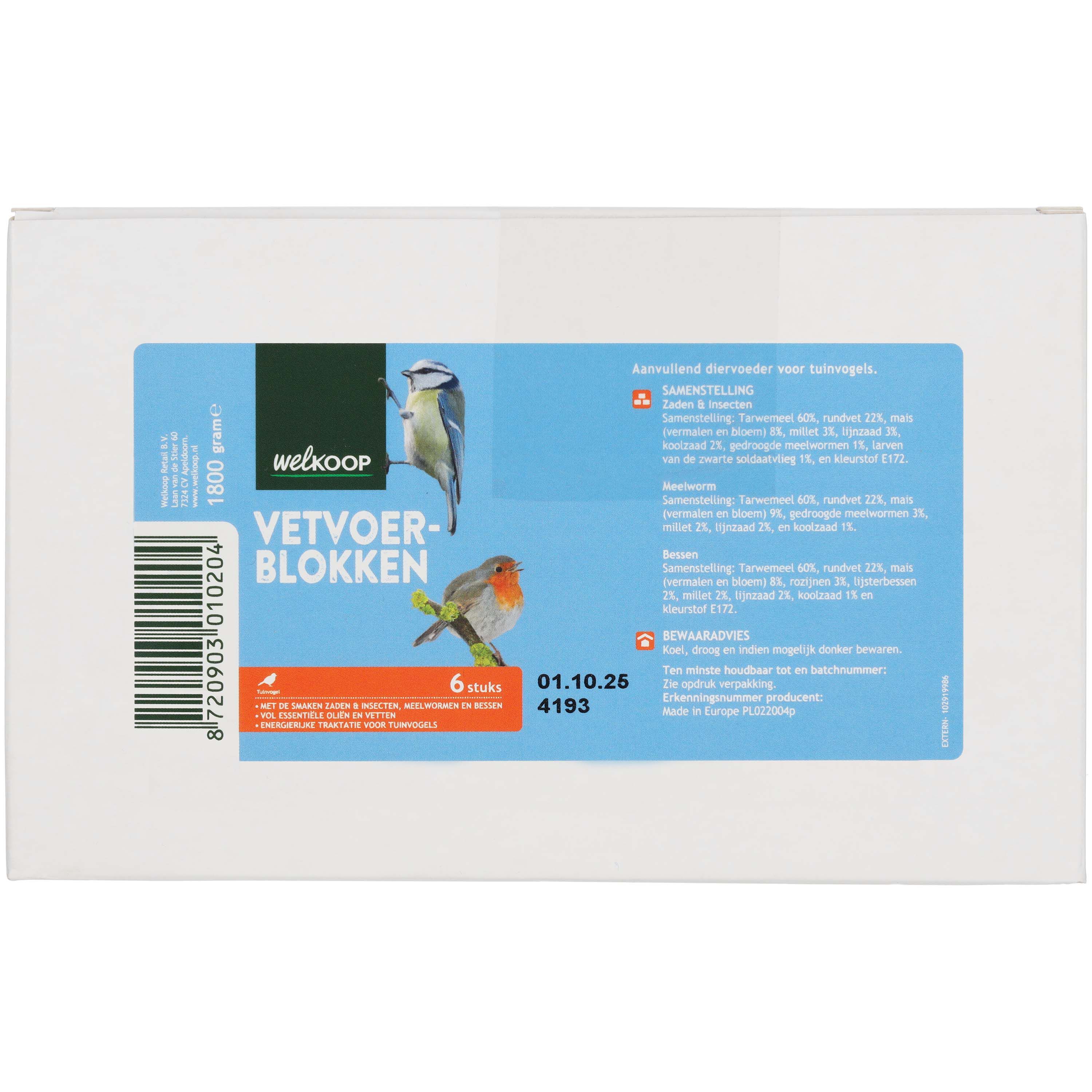 Welkoop 6-pack - Vetblokken