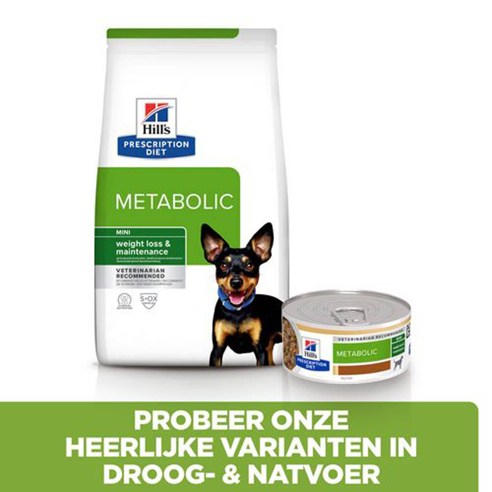 Hill's Prescription Diet Metabolic Mini - Hondenvoer - 9.00 - kip