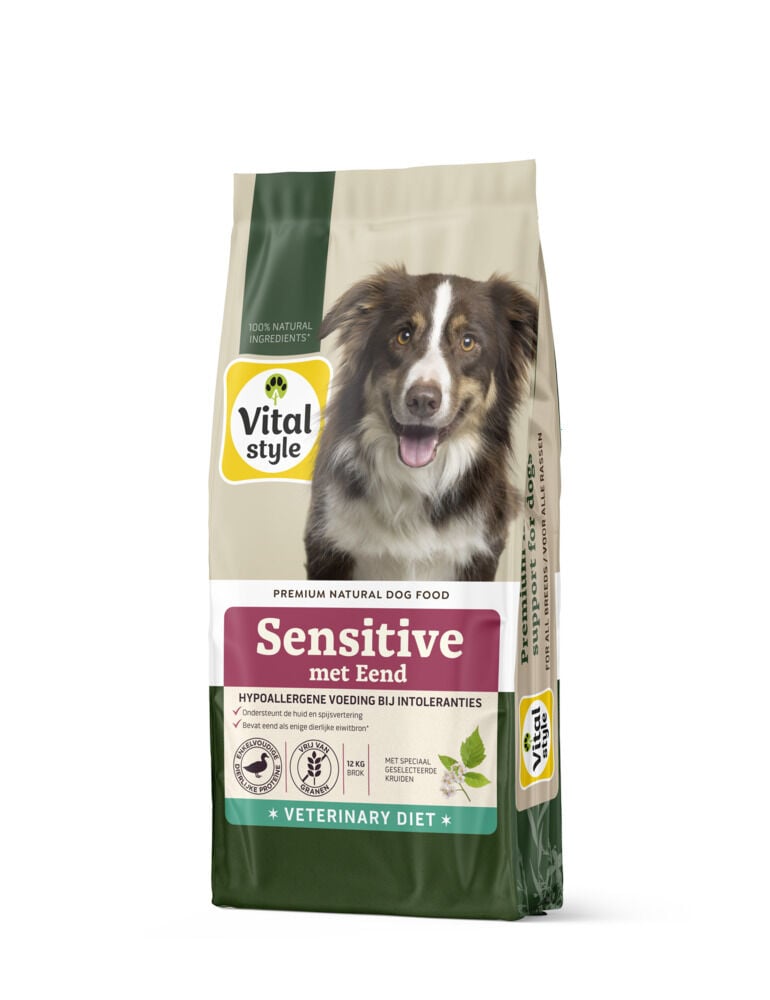 VITALstyle Sensitive Hypoallergeen - Hondenvoer - 12 - eend