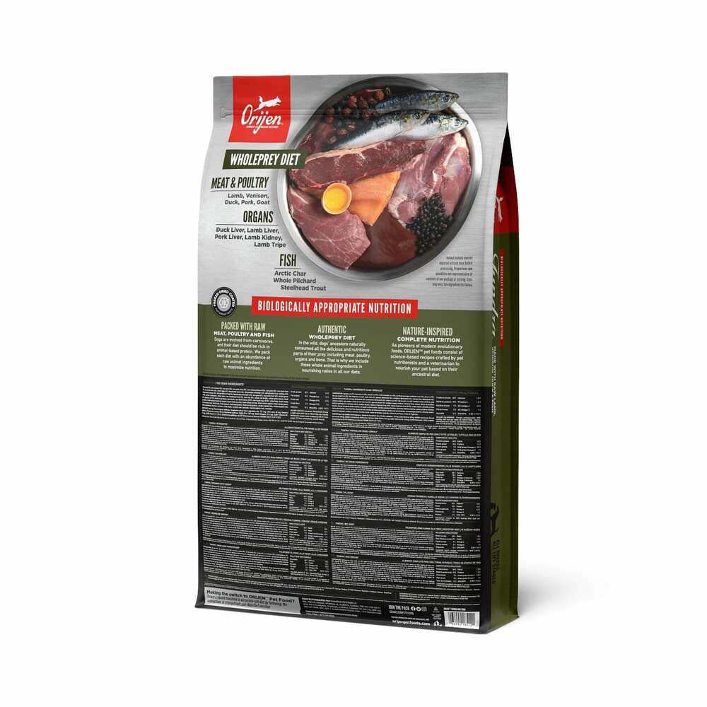 Orijen Tundra Dog Whole Prey - Hondenvoer - 11.4 - hert, geit, vis