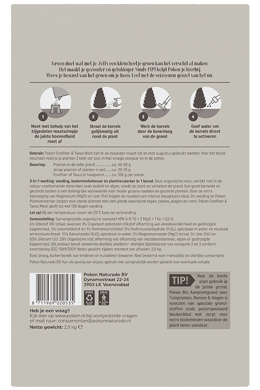 Pokon Conifeer & Taxusvoeding - Siertuinmeststof -