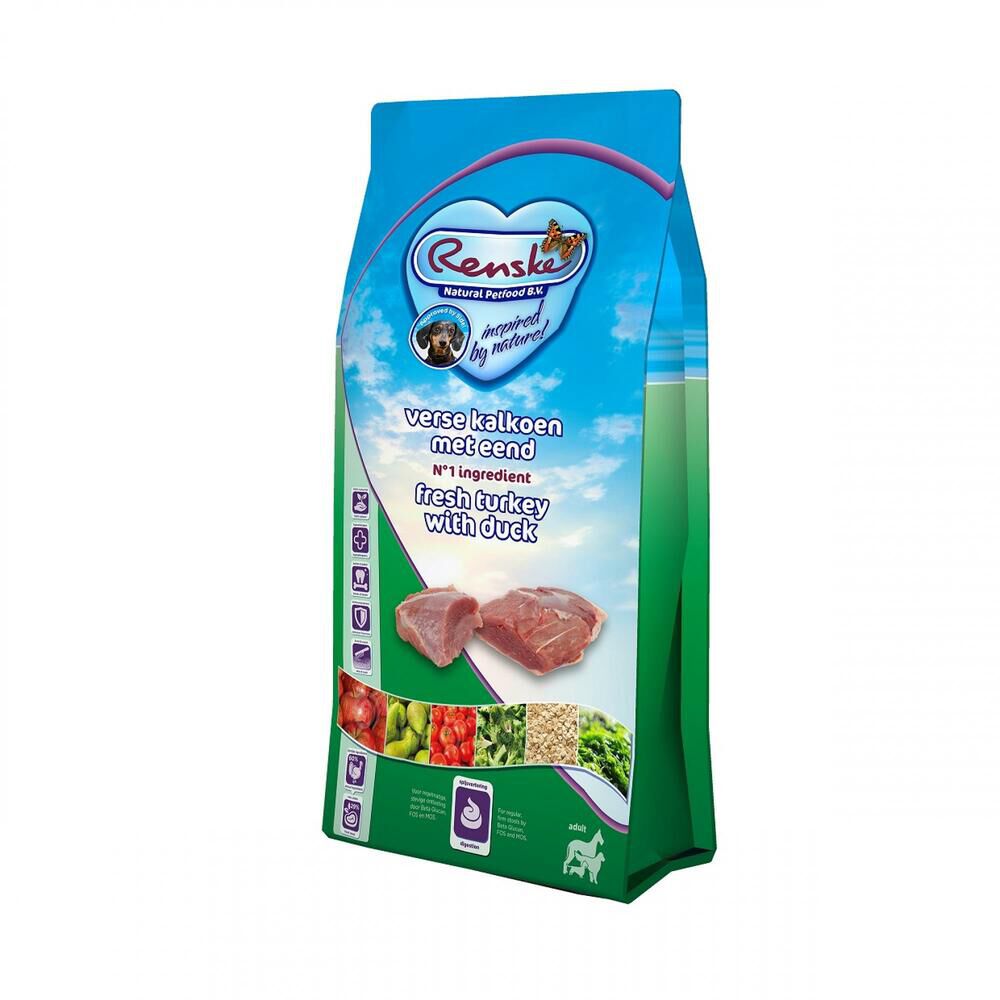 Renske Adult - Hondenvoer - 12.00 - eend, kalkoen