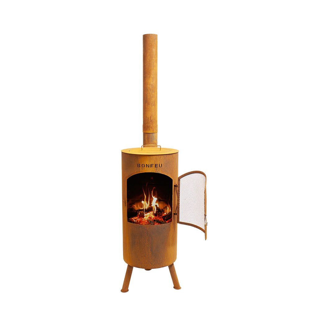 Bonfeu Bontino LP - Tuinhaard - 1.00 cm - 1.00 cm - Cortenstaal - 35.00 cm - 1.00 cm