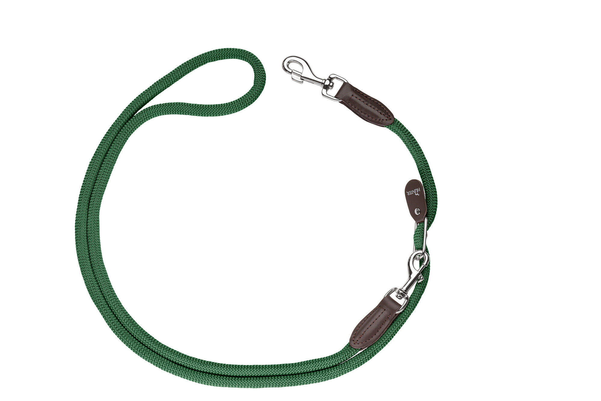Hunter Vario Freestyle lijn - Hondenriem - 25.00 cm - Groen - 4.50 cm - 260.00 cm - 2.00 cm