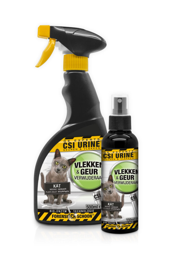 CSI Urine Spray Kat - Kitten - Geurverwijderaar - 17.00 cm - 150.00 - Zwart - 4.60 cm - 4.60 cm