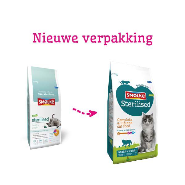 Smölke Sterilised - Kattenvoer - Kip - Vis - 4 kg
