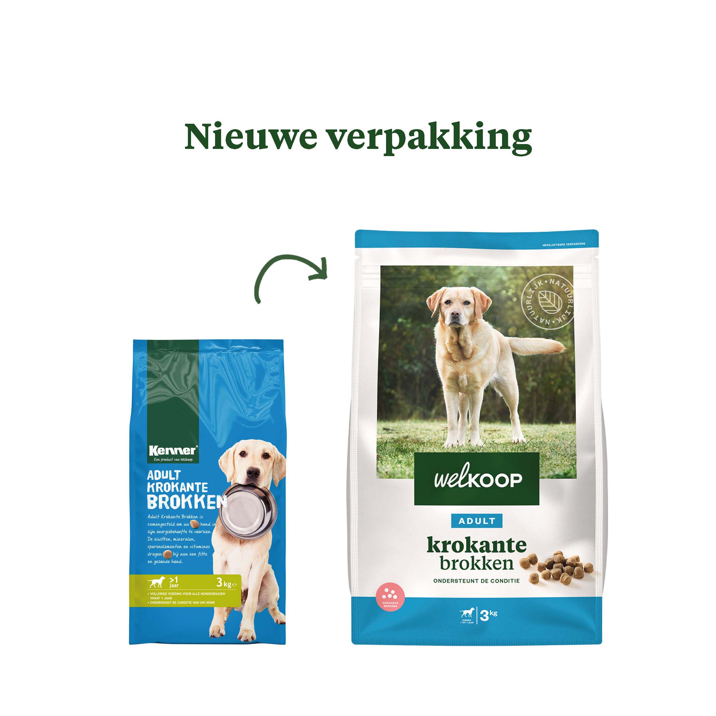 Welkoop Adult Krokante brokken - Hondenvoer - 3.00 - Onbekend