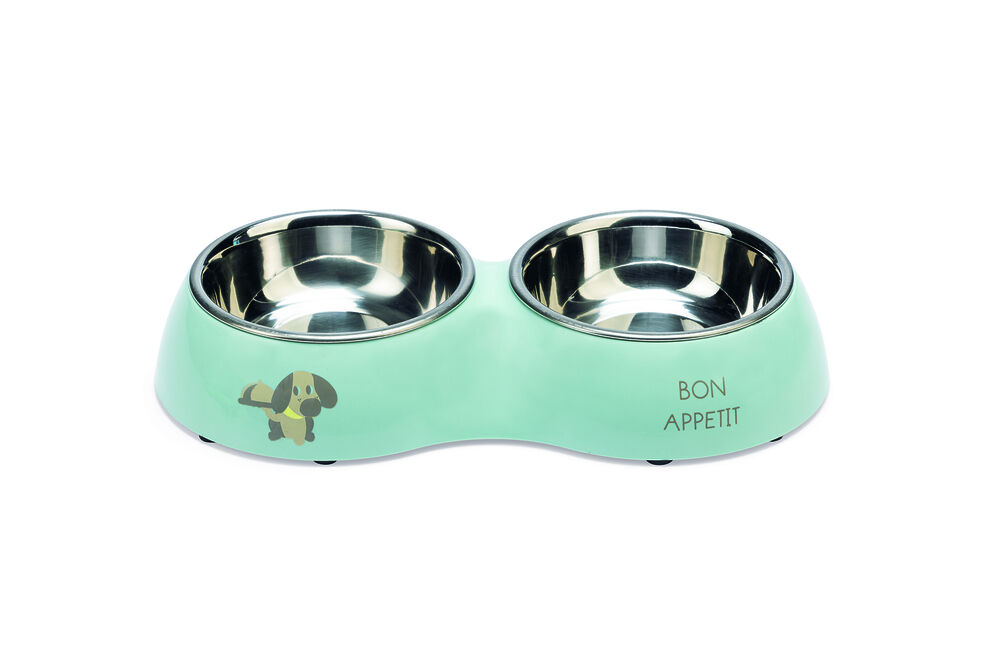 Beeztees Droppy  - Puppy Voerbak - Groen - 18 cm Beeztees Droppy  - Puppy Voerbak - Groen - 18 cm
