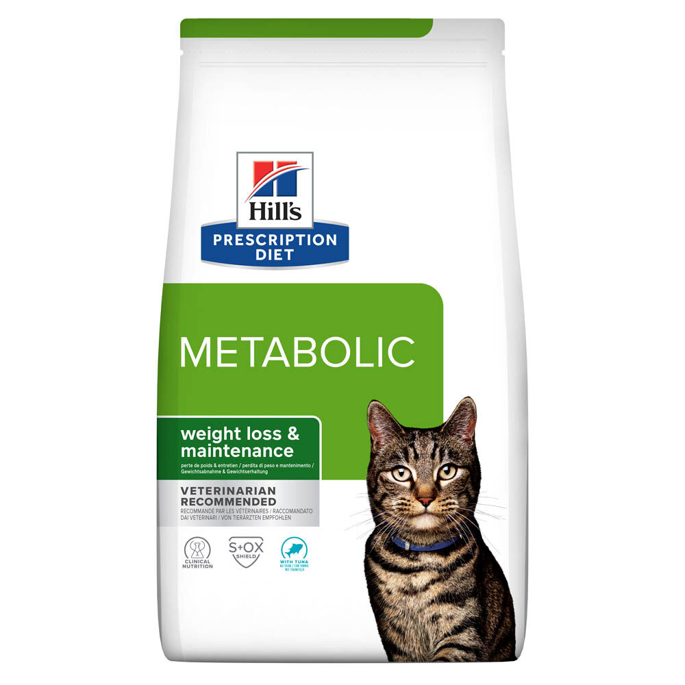 Hill's Prescription Diet Metabolic Weight Loss & Maintenance - Kattenvoer - Tonijn - 8 kg