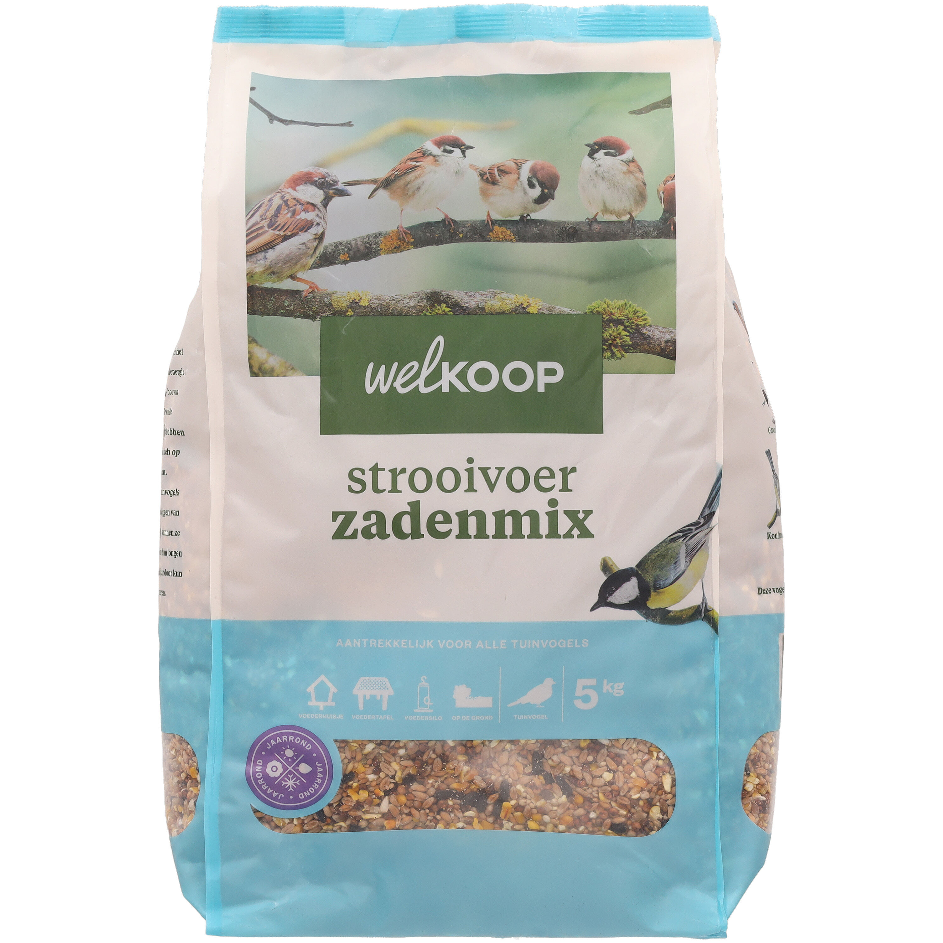Welkoop - Strooivoer met Zaden - Tuinvogelvoer - 5 - Zadenmix