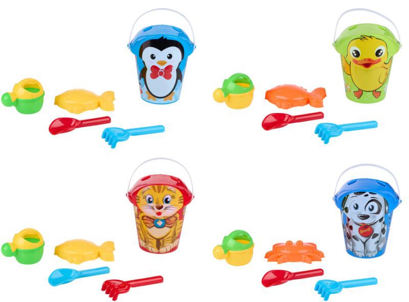 Eddy Toys Dier 5 delig - Zandemmer Eddy Toys Dier 5 delig - Zandemmer