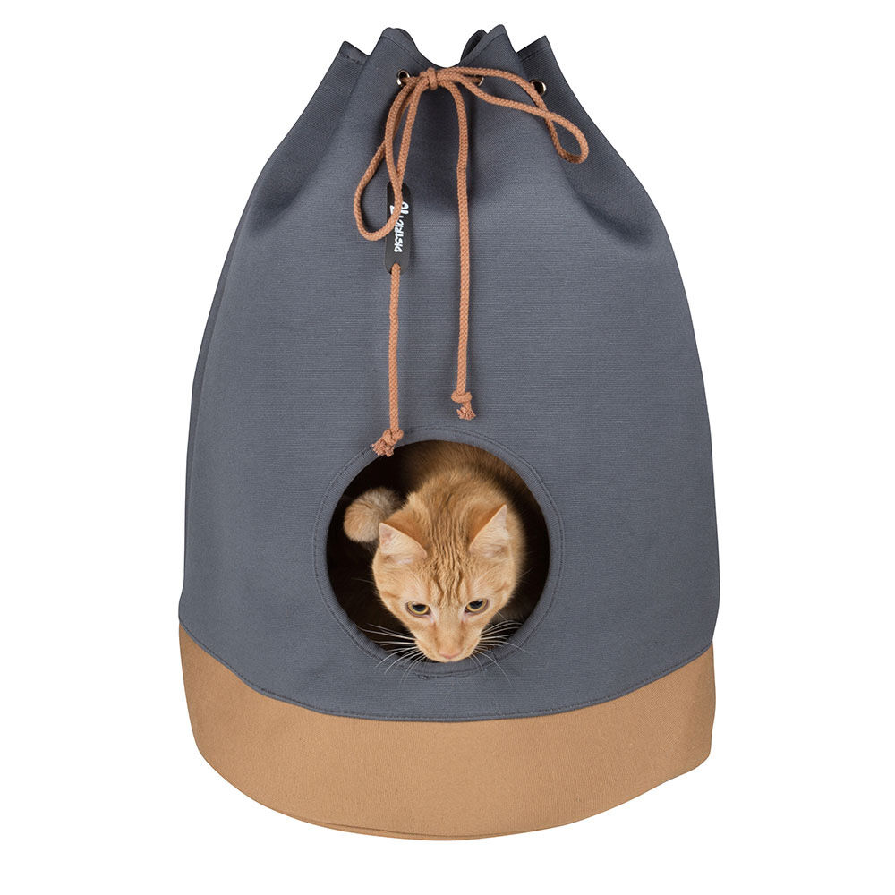 District 70 Kattenhuis - Kattenmand - 60.00 cm - Grijs/Coganc - 45.00 cm - 45.00 cm
