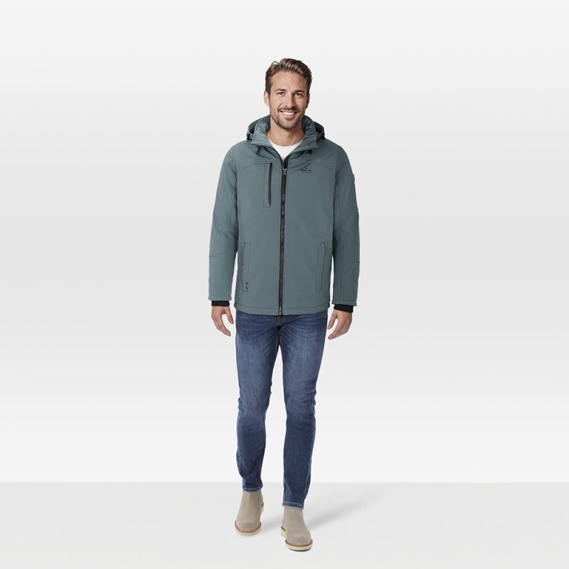 Kjelvik Thom - Softshell jas - 2XL - Blauw