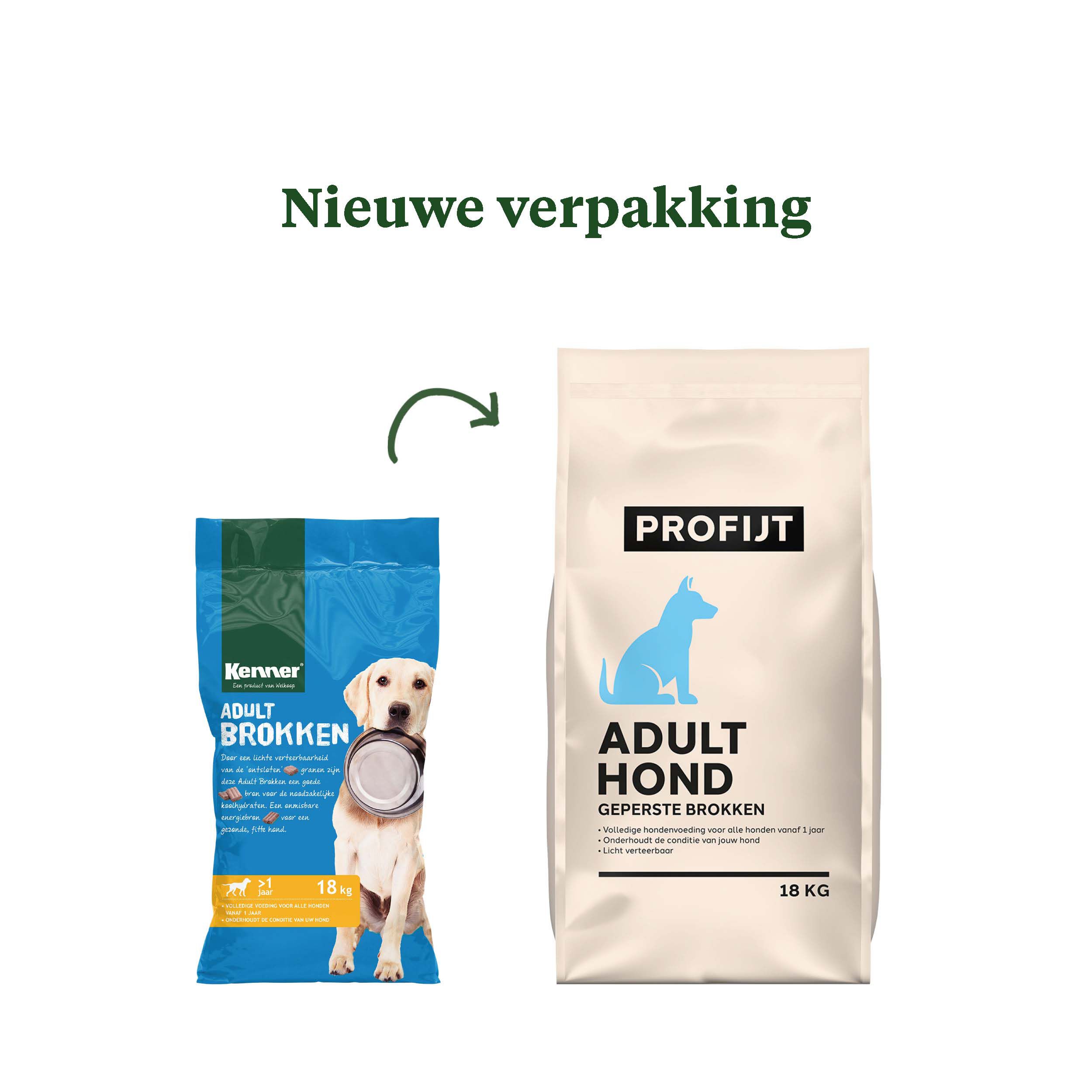 Profijt Adult Geperste brokken - Hondenvoer - 18.00 - Onbekend