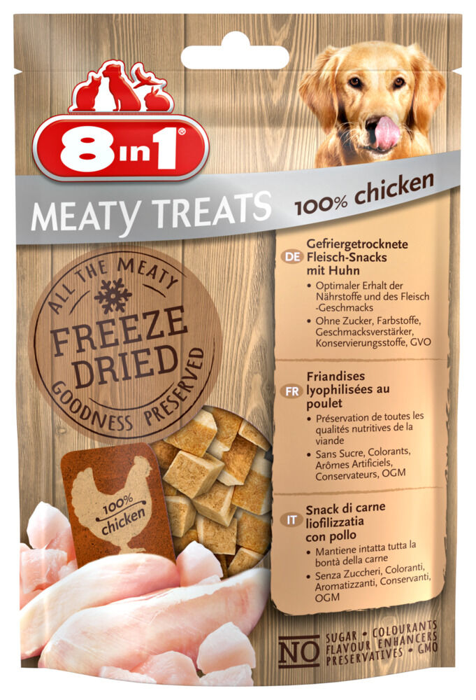 8in1 Meaty Treats Freeze dried - Hondensnack