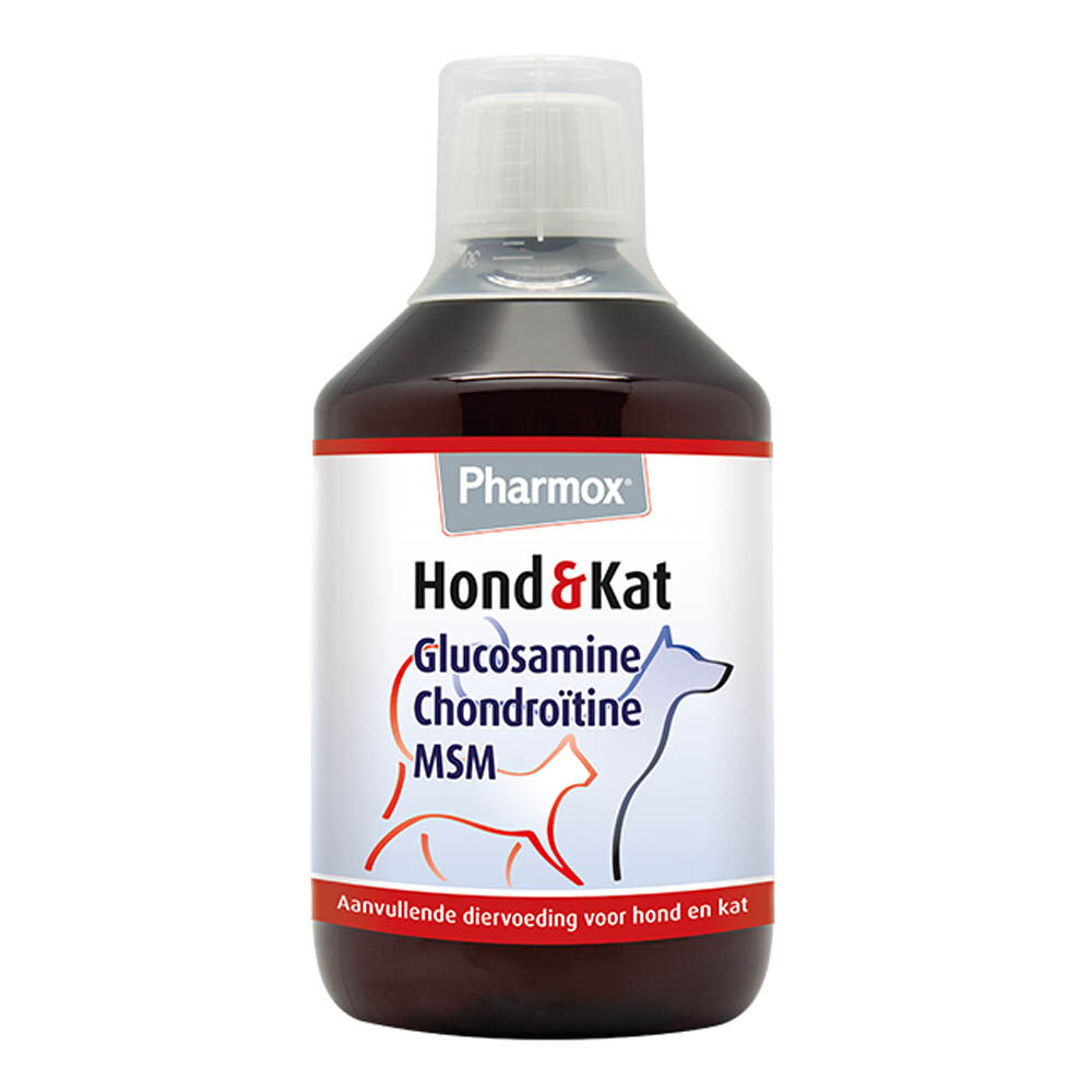 Pharmox Hond en Kat - Glucosamine - Chondroïtine - MSM - 1.00 cm - 500.00 - 1.00 cm - 1.00 cm