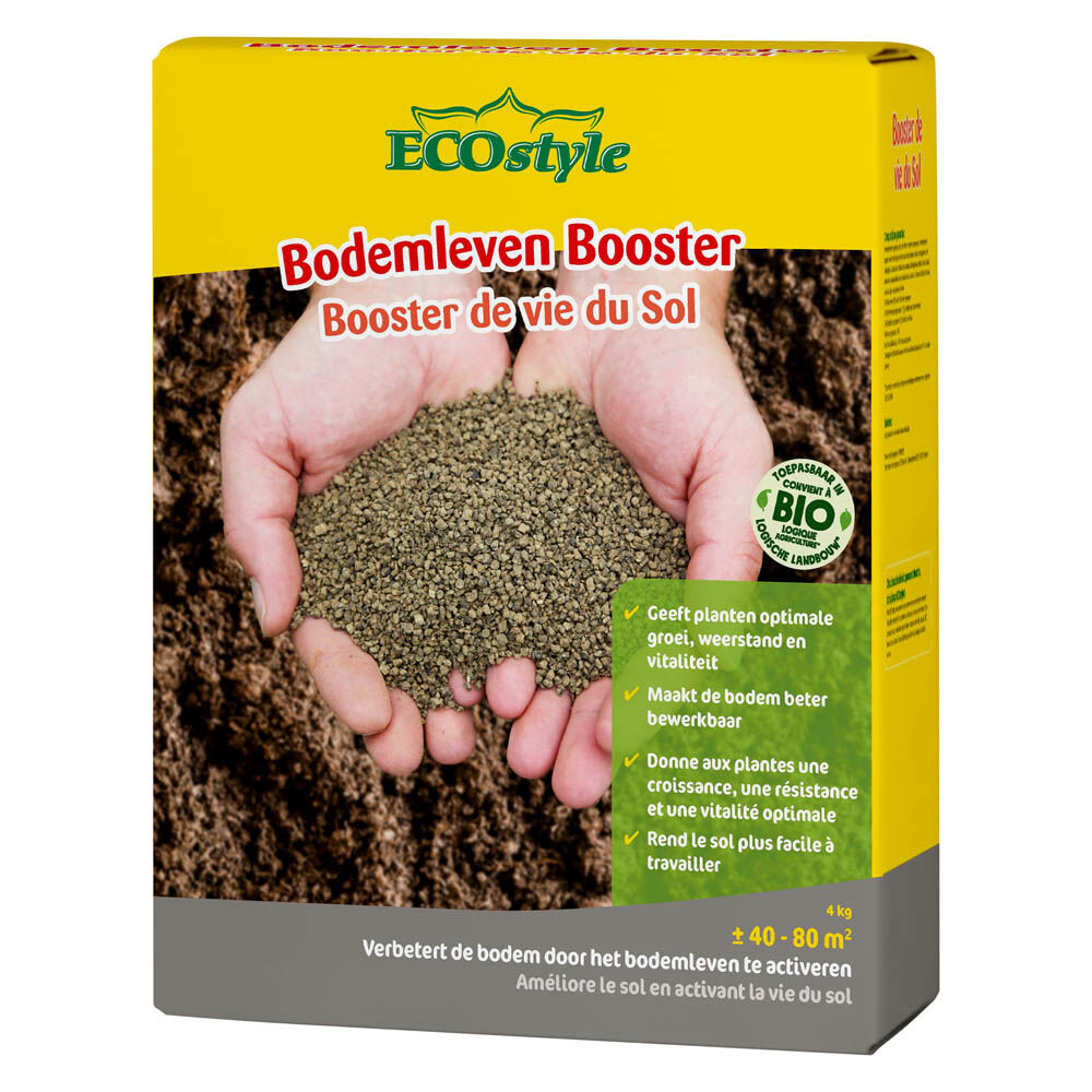 ECOstyle Bodemleven Booster - Bodemverbeteraar - 40-80 m² ECOstyle Bodemleven Booster - Bodemverbeteraar - 40-80 m²