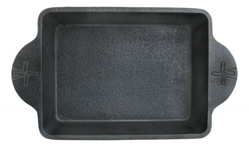 The Windmill Cast Iron - BBQ ovenschaal - Zwart