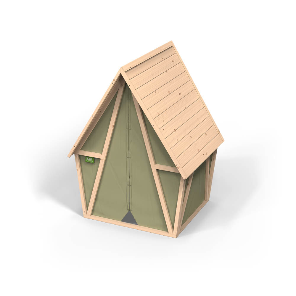 Exit Yuki 100 - Speelhuisje - Groen - Hout|Stof