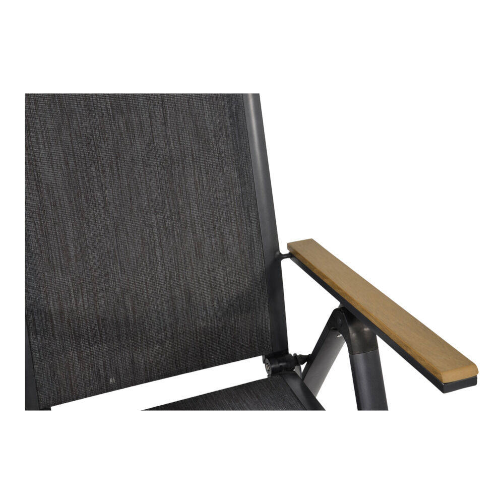 Lesli Living Arezzo - Tuinstoel - Grijs - 1x69x69 cm