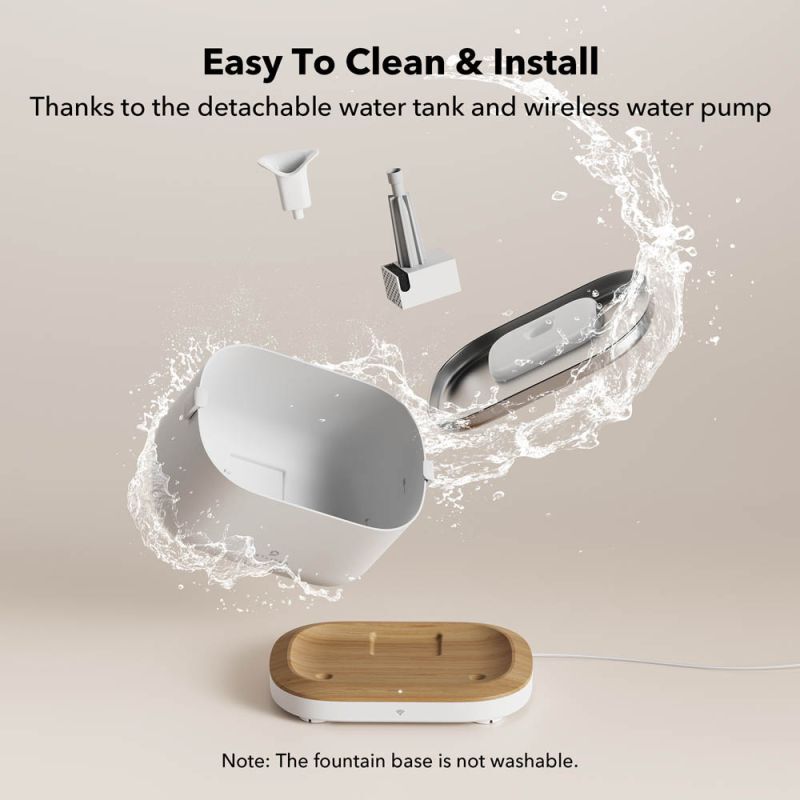 PETLIBRO Dockstream Smart - Drinkfontein kat - Wit - 16x23x19 cm