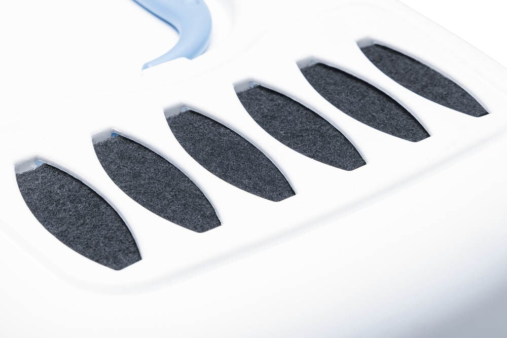 Stefanplast Cathy Easy Clean - Kattenbak - Dicht - Wit Blauw - 40x40x56 cm