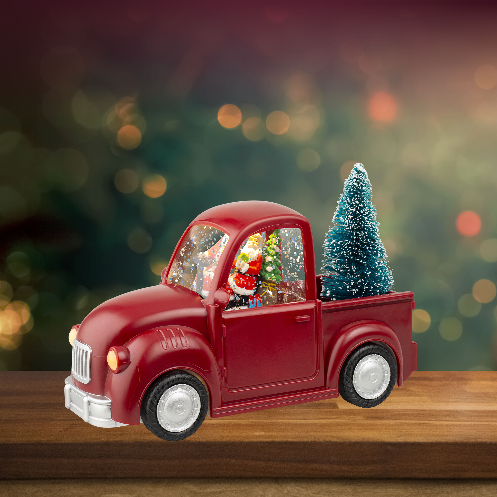 Lumineo LED Auto - Waterspinner - 4 - Rood - Warm wit