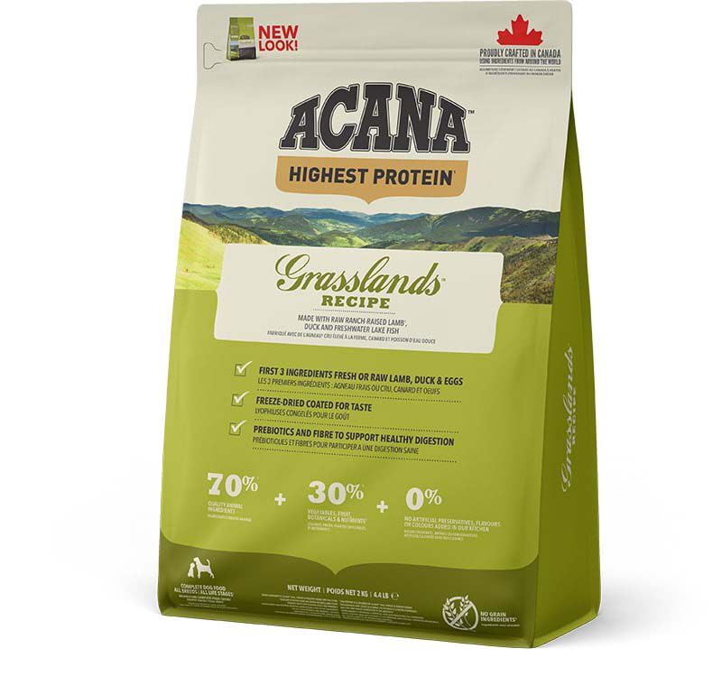 Acana Regionals Grasslands Dog Highest proteïn - Hondenvoer - 2 - eend, lam