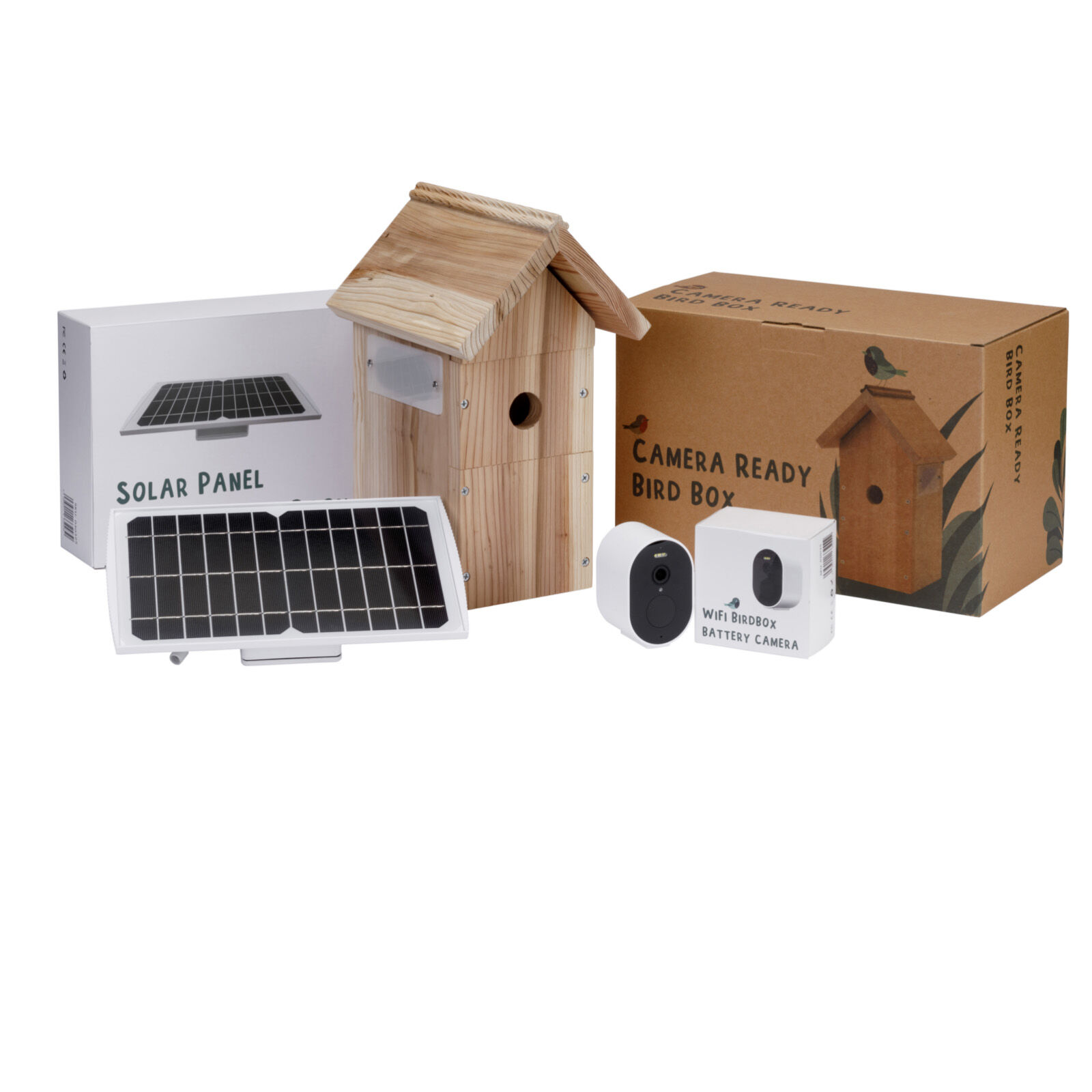 Nestera - Nestkast - met Wifi-Camera op Zonne-energie Nestera - Nestkast - met Wifi-Camera op Zonne-energie
