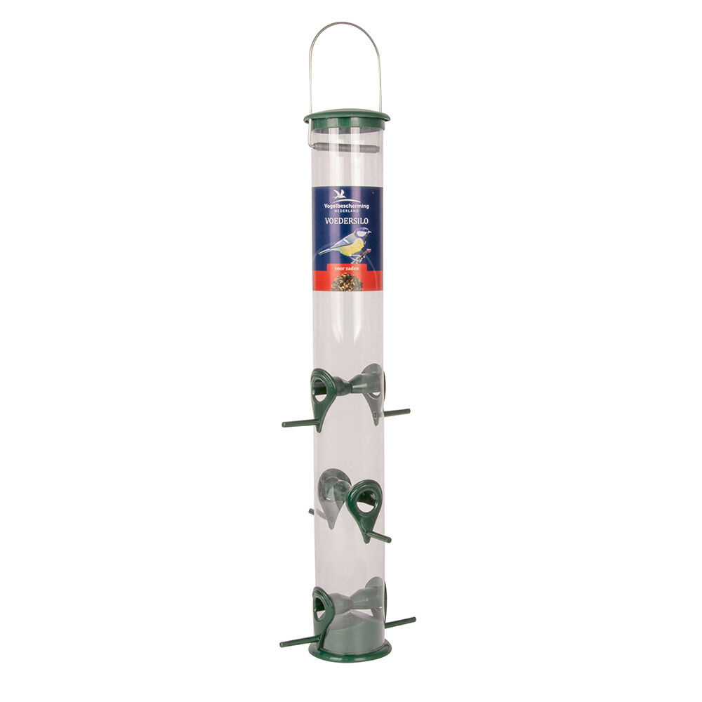 Vogelbescherming Vogelzaadsilo XXL - 63.00 cm - Groen - 13.00 cm - 52.00 cm - 13.00 cm